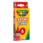 CRAYON ESTANDARD C/6 52-3006 CRAYOLA