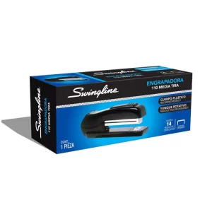 ENGRAPADORA PLAST MEDIA TIRA 110 NEGRO SWINGLINE