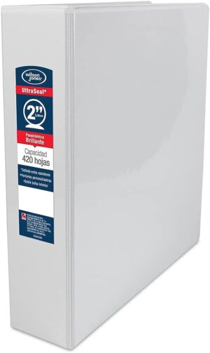 CARPETA HERRAJE D C/V CTA 2" BLANCA P0149 WILSON JONES