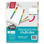 SEPARADOR MULTIDEX P0447 CTA C/31DIV WILSON JONES