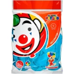 GLOBOS DECORATOR BOLSA C/50 # 9 AZUL CIELO PAYASO