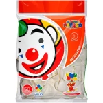 GLOBOS DECORATOR BOLSA C/50 # 9 BLANCO NIEVE PAYASO