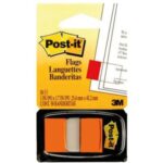 BANDERITAS NARANJA 680-4 2.5X4.3CM C/50 POST-IT