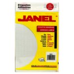 ETIQUETAS ADHES SOBRE 04 C/2520 08X20MM BCO JANEL
