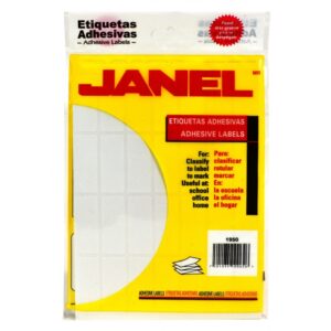 ETIQUETAS ADHES SOBRE 15 C/504 19X50MM BCA JANEL