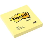 BLOCK POST-IT 654 3X3 AMARILLO C/100HS 3M