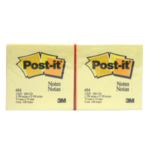 BLOCK POST-IT 654 3X3 AMARILLO C/100HS 3M PAQUETE/12