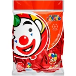 GLOBOS DECORATOR BOLSA C/50 # 9 ROJO CEREZA PAYASO