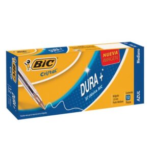 BOLIGRAFO DURA+ P/M 1.0MM AZUL M-250 BIC CAJA/12