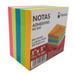 BLOCK NOTAS NE-055 3X3 NEON C/500HS NEXTEP