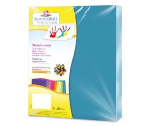 PAPEL BOND CTA C/100 EC0003 CELESTE EUROCOLORS