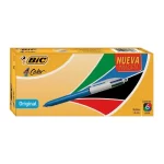 BOLIGRAFO 4 COLOR RETR P/M 1.0MM NE,AZ,RO,VE 875618 BIC CAJA/6