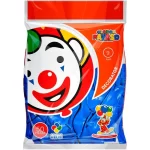 GLOBOS DECORATOR BOLSA C/50 # 9 AZUL ROYAL PAYASO