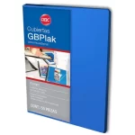 PASTAS P/ENG GBPLAK P3545 CTA AZUL MEDIO C/50 GBC