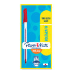 BOLIGRAFO KILOMETRICO 100 P/M 1.0MM ROJO PAPER MATE CAJA/12