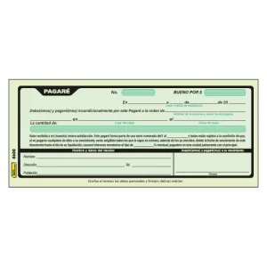 BLOCK PAGARE 50 HOJAS # 8600 PRINTAFORM