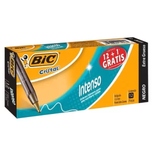 BOLIGRAFO INTENSO 1.6MM NEGRO 939687 BIC CAJA/12