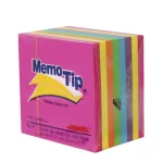 BLOCK NOTAS MINI 2X2 NEON C/400HS MEMOTIP