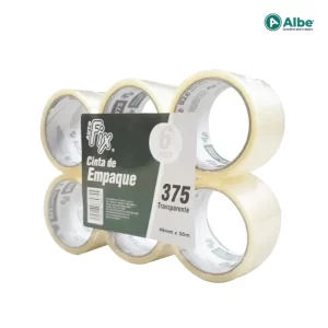 CINTA EMPAQUE TRANSP 48X50 PACKTAPE PAQUETE/6