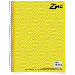 CUADERNO PROF ESCOLAR ZINC 8310 100HS R/G SCRIBE