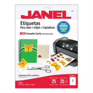 ETIQUETA LAS/INK BCO J5165 8 1/2 X 11" 25H/25 JANEL