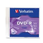 DVD+R 4.7GB 16X 95059 VERBATIM