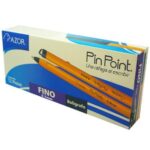 BOLIGRAFO PIN POINT P/F 0.7MM NEGRO C/12 6820NE AZOR