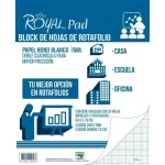 BLOCK ROTAFOLIO BLANCO 25 HJS. 64.3 X 79 CMS ROYAL PAD