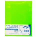 ADHESIVO FLUOR VERDE CARTA C/25 DIMASA