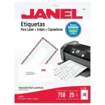 ETIQUETA LAS/INK BCO J5260 1 X 2 5/8″ 25H/750 JANEL