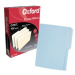 FOLDER CARTA AZUL C/100 OXFORD