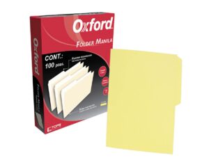 FOLDER CARTA AMARILLO C/100 OXFORD