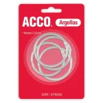 ARGOLLA METALICA 2.54 CM 1'' C/5 ACCO