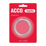 ARGOLLA METALICA 5.08 CM 2'' C/3 ACCO