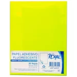 ADHESIVO FLUOR AMARILLO CARTA C/25 DIMASA