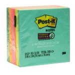 BLOCK POST-IT 654-6SSMIA 3X3 MIAMI C/390HS 3M