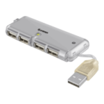 HUB USB 2.0 MINI 4 PUERTOS USB-520 STEREN