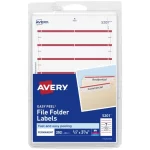 ETIQUETA P/ FOLDER ROJO 5201 C/203 AVERY