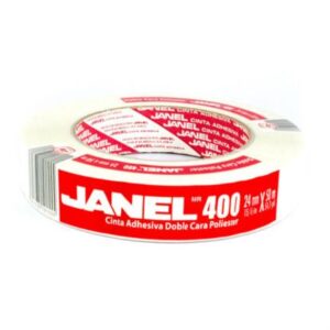 CINTA ADHE 400 DOBLE CAPA POLI 24X50 JANEL