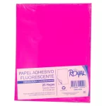 ADHESIVO FLUOR ROSA CARTA C/25 DIMASA