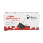 SUJETA DOCUMENTOS NE-154 C/12 32MM MEDIANO NEXTEP