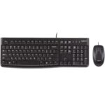 KIT TECLADO Y MOUSE ALAMBRICO MK120 LOGITECH