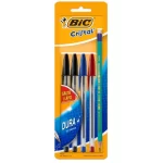 BOLIGRAFO DURA+ P/M 1.0MM SURTIDO C/4 M-250 BIC