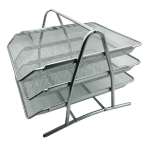 CHAROLA 3 NIVELES MESH PLATA OFICIO NE-162P NEXTEP