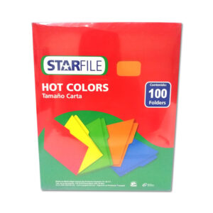 FOLDER HOT COLORS CTA PH0027 NARANJA C/100 STARFILE