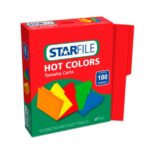 FOLDER HOT COLORS CTA PH0028 ROJO C/100 STARFILE