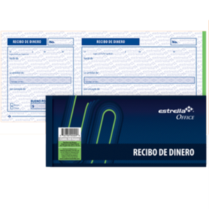 BLOCK RECIBOS DE DINERO 0020 50 HS ESTRELLA