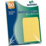 SOBRE BOL GOLD IA0316 CTA C/50 23.0X30.5CM MAPASA
