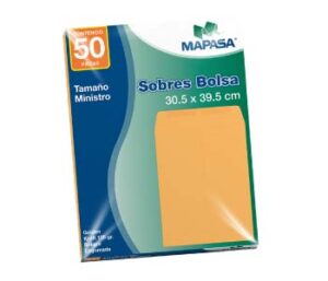 SOBRE BOL GOLD IA0369 MINIS C/50 30.5X39.5CM MAPASA