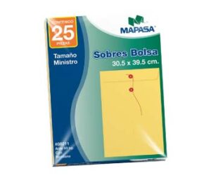 SOBRE BOL GOLD C/R IA0332 MINIST C/25 MAPASA